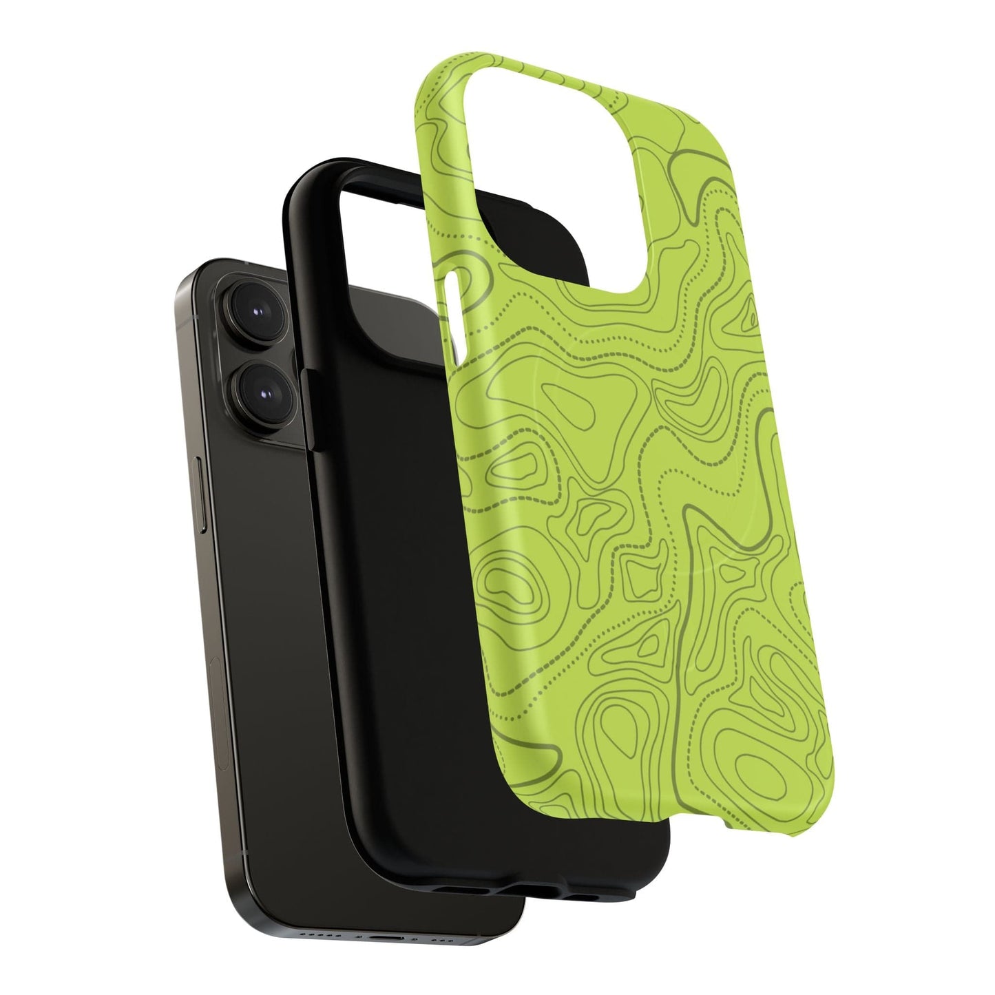 K-Factor Supply Co Signal Green Topo Tough Magnetic iPhone Case