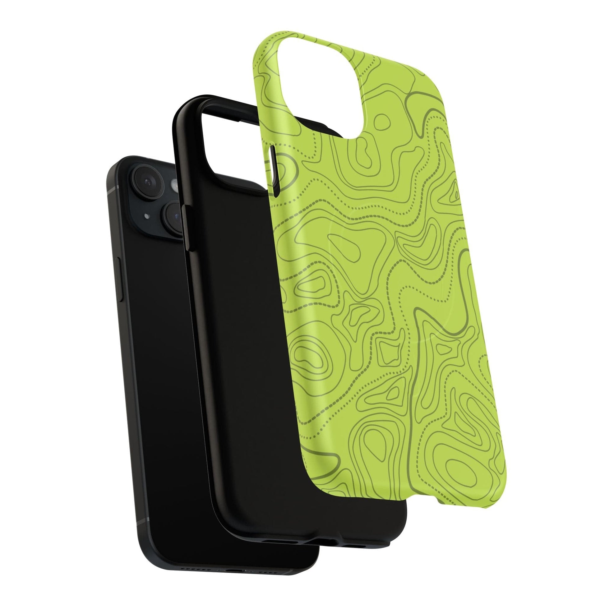 K-Factor Supply Co Signal Green Topo Tough Magnetic iPhone Case