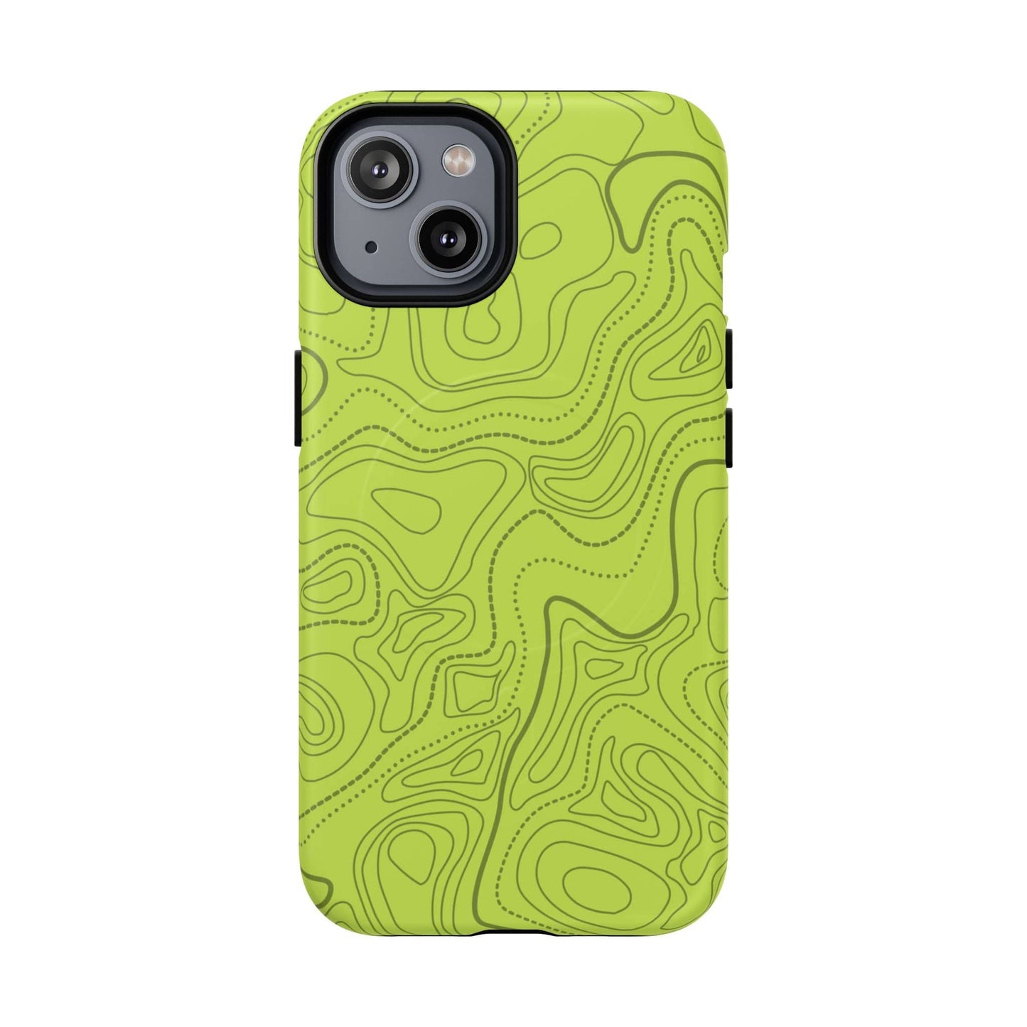 K-Factor Supply Co Signal Green Topo Tough Magnetic iPhone Case iPhone 14