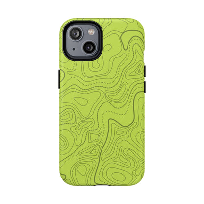 K-Factor Supply Co Signal Green Topo Tough Magnetic iPhone Case iPhone 14