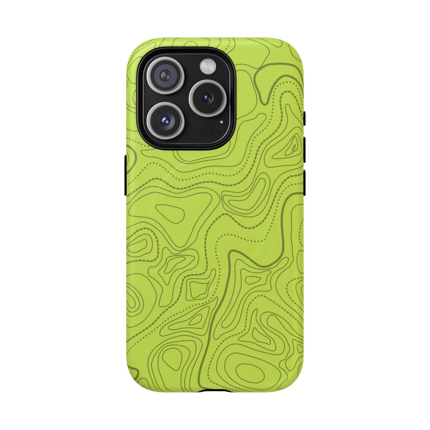 K-Factor Supply Co Signal Green Topo Tough Magnetic iPhone Case iPhone 15 Pro