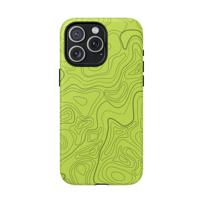 K-Factor Supply Co Signal Green Topo Tough Magnetic iPhone Case iPhone 15 Pro Max