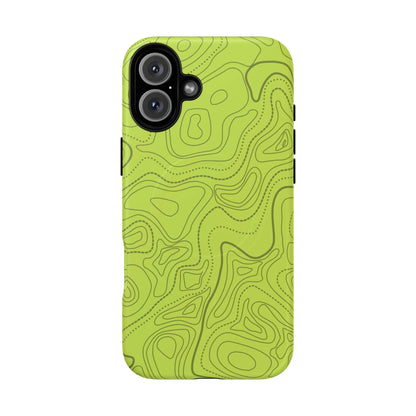 K-Factor Supply Co Signal Green Topo Tough Magnetic iPhone Case iPhone 16 Plus