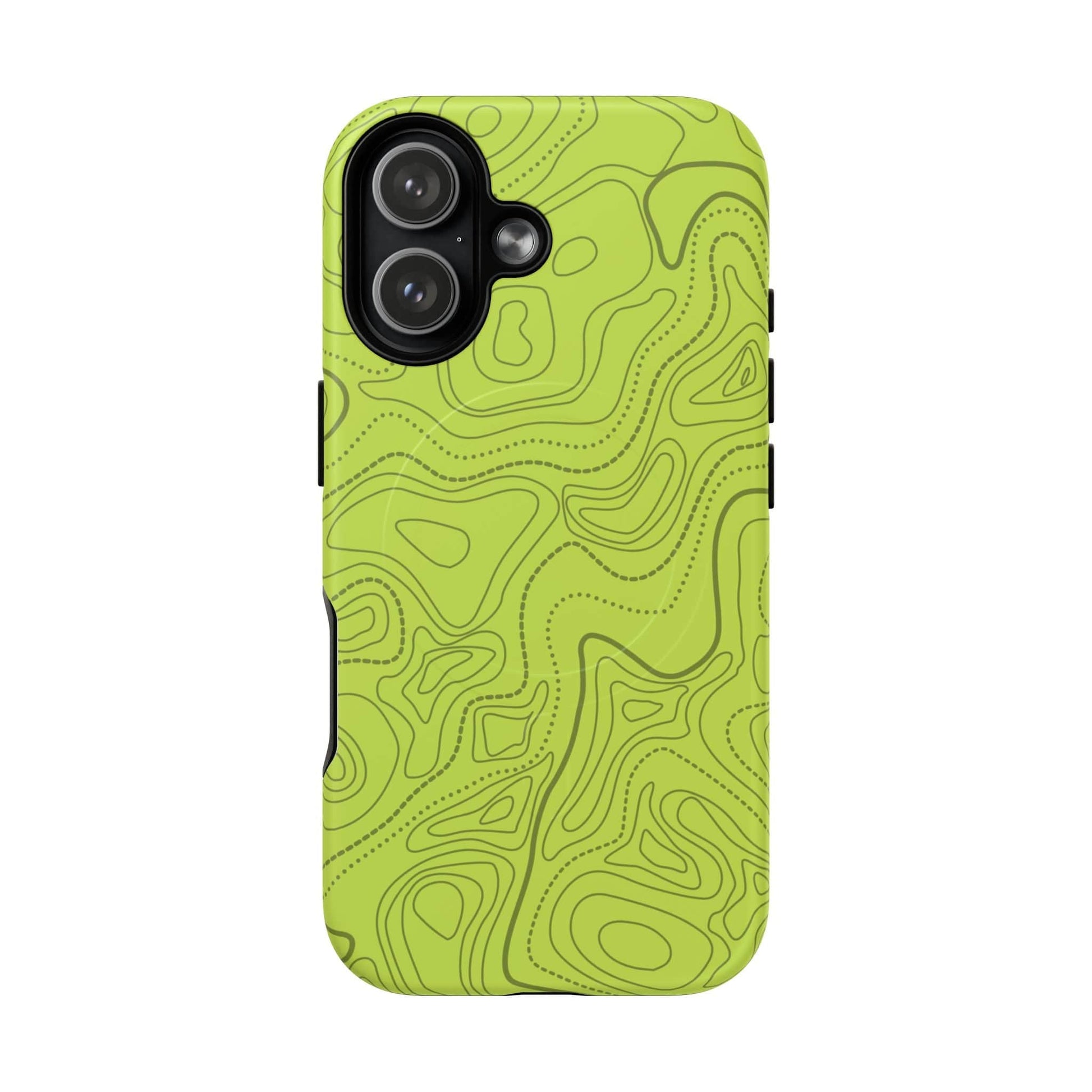 K-Factor Supply Co Signal Green Topo Tough Magnetic iPhone Case iPhone 17