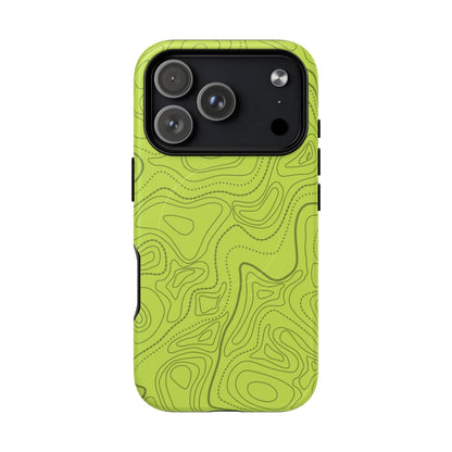 K-Factor Supply Co Signal Green Topo Tough Magnetic iPhone Case iPhone 17 Pro