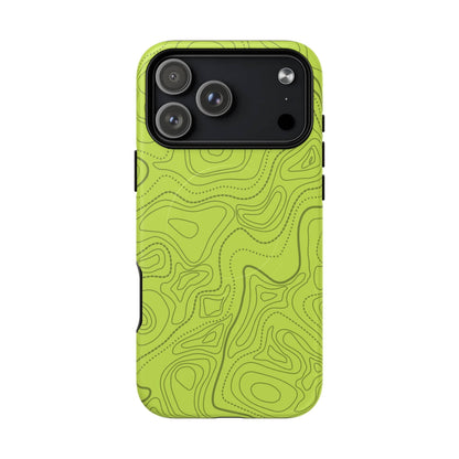 K-Factor Supply Co Signal Green Topo Tough Magnetic iPhone Case iPhone 17 Pro Max