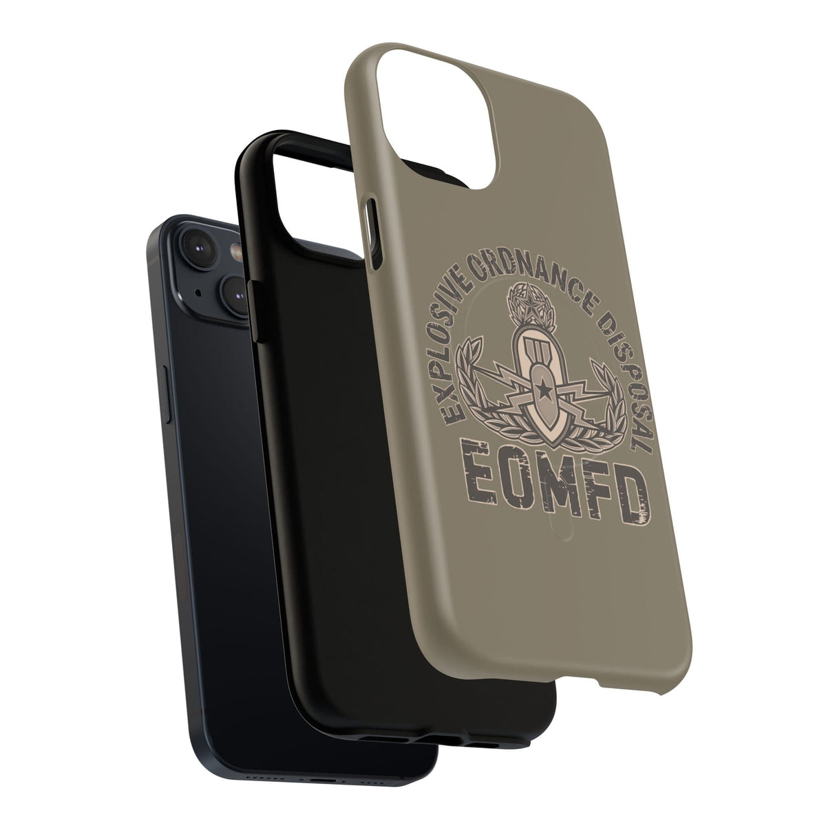 K-Factor Supply Co Subdued EOMFD Crab Tough Magnetic iPhone Case