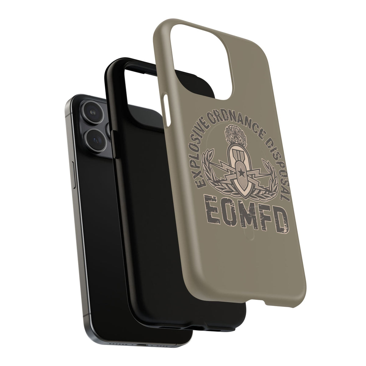K-Factor Supply Co Subdued EOMFD Crab Tough Magnetic iPhone Case