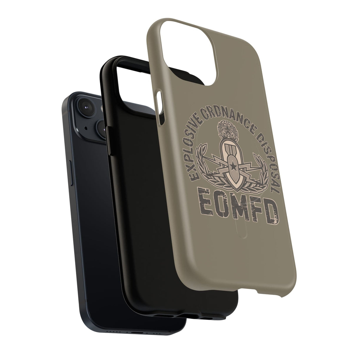 K-Factor Supply Co Subdued EOMFD Crab Tough Magnetic iPhone Case
