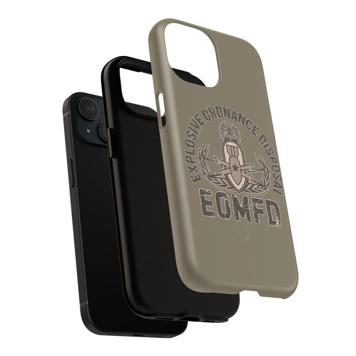 K-Factor Supply Co Subdued EOMFD Crab Tough Magnetic iPhone Case