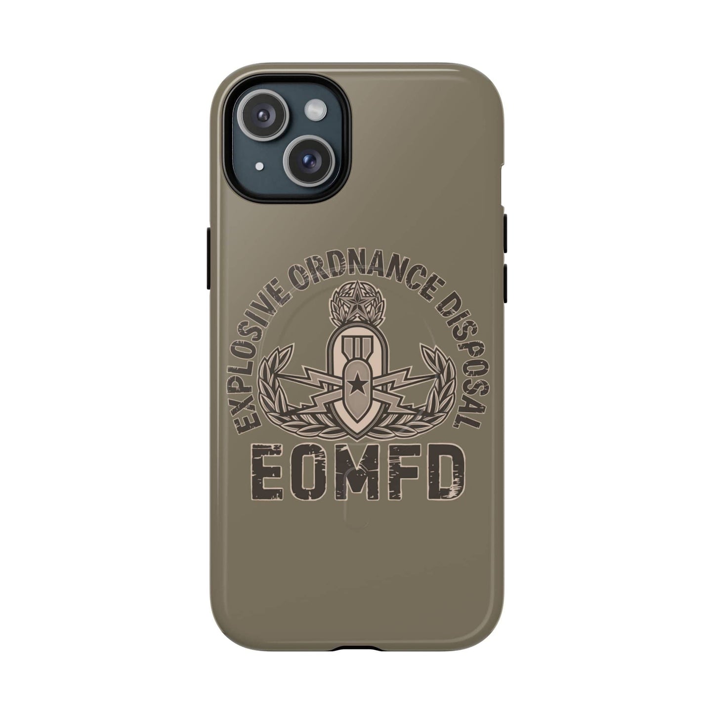 K-Factor Supply Co Subdued EOMFD Crab Tough Magnetic iPhone Case iPhone 15 Plus