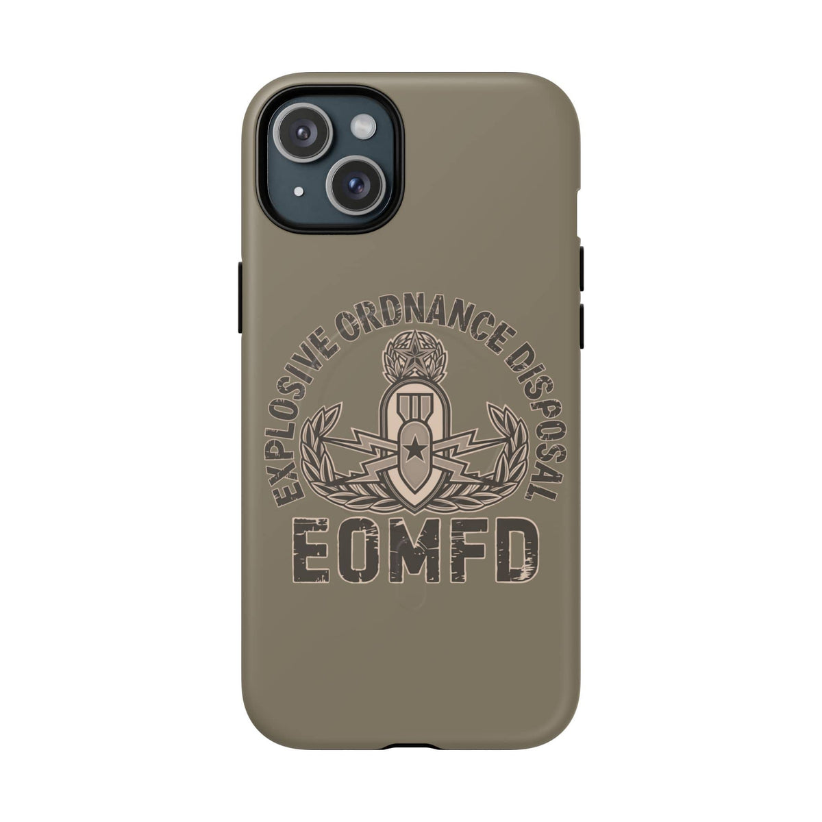 K-Factor Supply Co Subdued EOMFD Crab Tough Magnetic iPhone Case iPhone 15 Plus / Matte