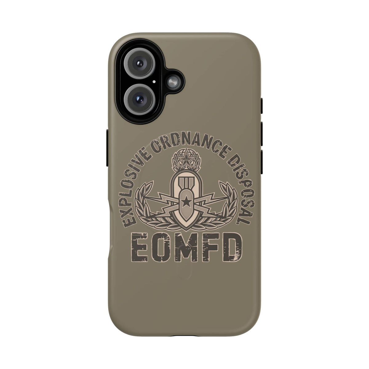 K-Factor Supply Co Subdued EOMFD Crab Tough Magnetic iPhone Case iPhone 16 / Matte