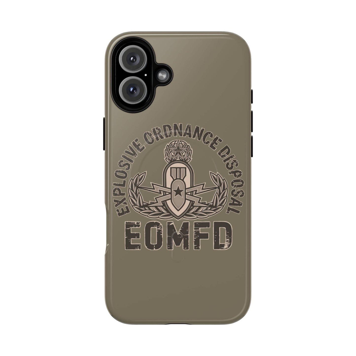 K-Factor Supply Co Subdued EOMFD Crab Tough Magnetic iPhone Case iPhone 16 Plus