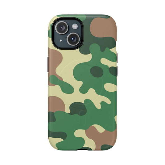 K-Factor Supply Co Taiga Camo Tough Magnetic iPhone Case iPhone 15 / Matte