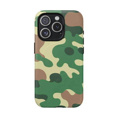 K-Factor Supply Co Taiga Camo Tough Magnetic iPhone Case iPhone 15 Pro