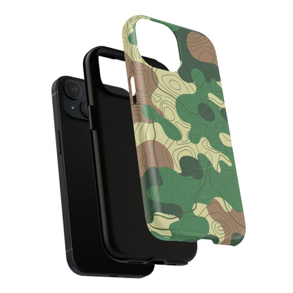 K-Factor Supply Co Taiga Topo Tough Magnetic iPhone Case