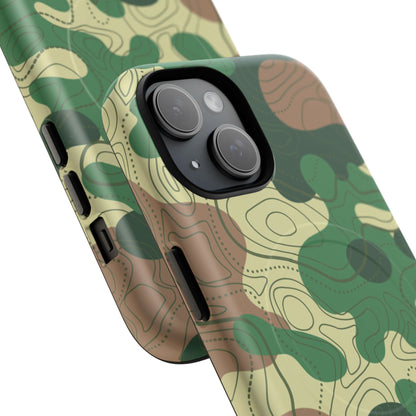 K-Factor Supply Co Taiga Topo Tough Magnetic iPhone Case