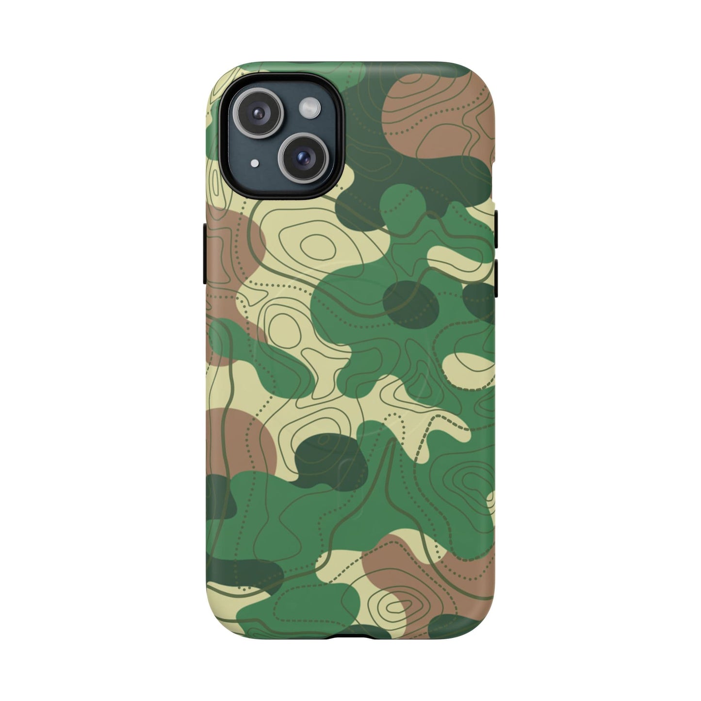 K-Factor Supply Co Taiga Topo Tough Magnetic iPhone Case iPhone 15 Plus