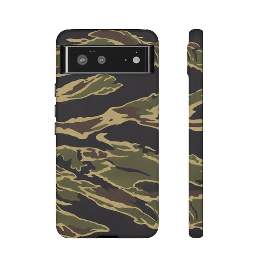 K-Factor Supply Co Tiger Stripe Camo Tough Android Case Google Pixel 6 / Matte