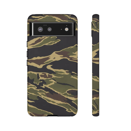 K-Factor Supply Co Tiger Stripe Camo Tough Android Case Google Pixel 6 / Matte