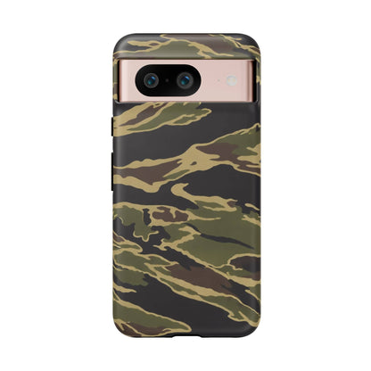 K-Factor Supply Co Tiger Stripe Camo Tough Android Case Google Pixel 8 / Matte