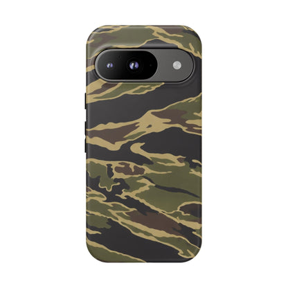 K-Factor Supply Co Tiger Stripe Camo Tough Android Case Google Pixel 9 / Matte