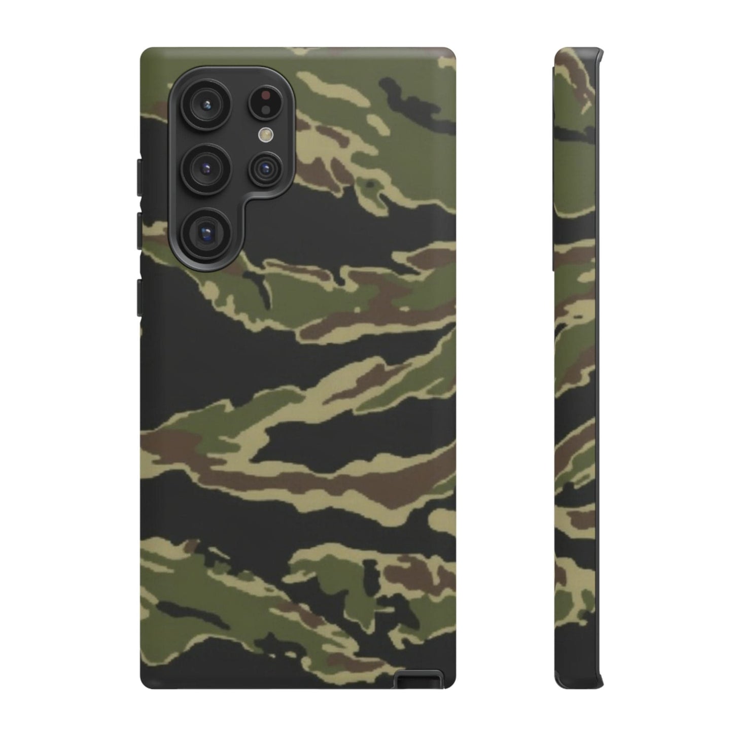K-Factor Supply Co Tiger Stripe Camo Tough Android Case Samsung Galaxy S22 Ultra