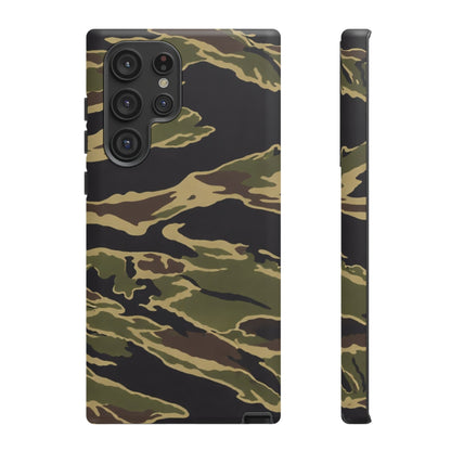 K-Factor Supply Co Tiger Stripe Camo Tough Android Case Samsung Galaxy S22 Ultra
