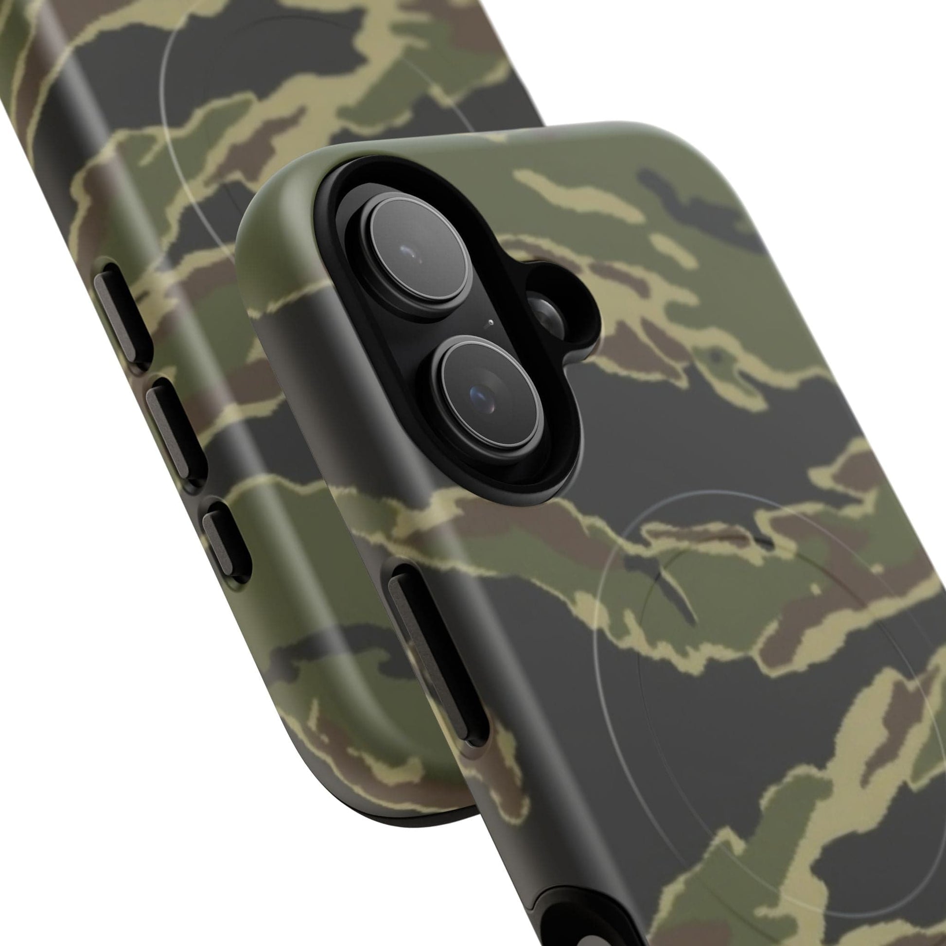 K-Factor Supply Co Tiger Stripe Camo Tough Magnetic iPhone Case