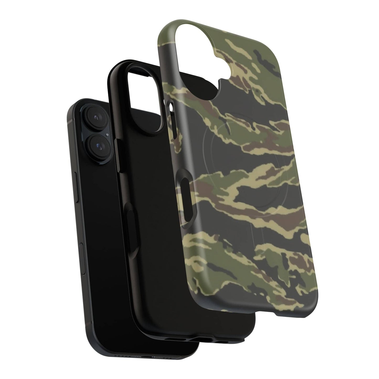 K-Factor Supply Co Tiger Stripe Camo Tough Magnetic iPhone Case