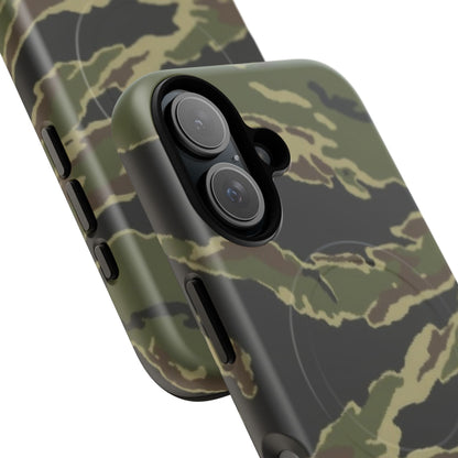 K-Factor Supply Co Tiger Stripe Camo Tough Magnetic iPhone Case