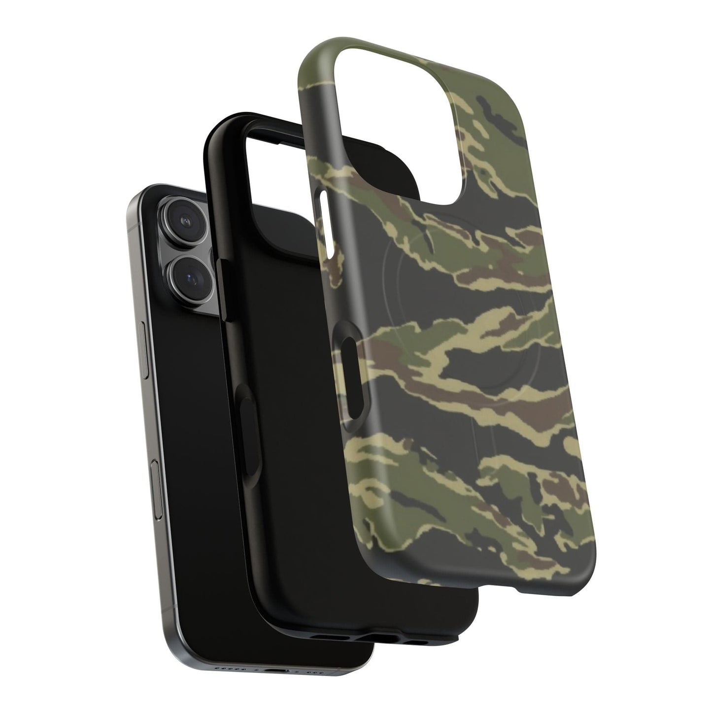 K-Factor Supply Co Tiger Stripe Camo Tough Magnetic iPhone Case