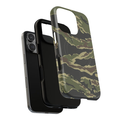 K-Factor Supply Co Tiger Stripe Camo Tough Magnetic iPhone Case