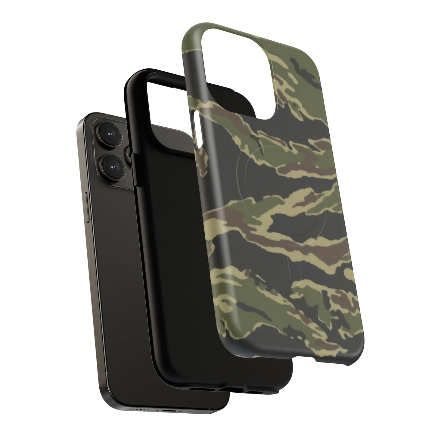 K-Factor Supply Co Tiger Stripe Camo Tough Magnetic iPhone Case