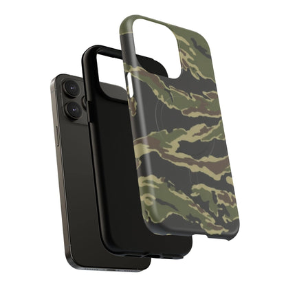 K-Factor Supply Co Tiger Stripe Camo Tough Magnetic iPhone Case