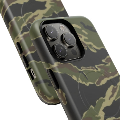 K-Factor Supply Co Tiger Stripe Camo Tough Magnetic iPhone Case