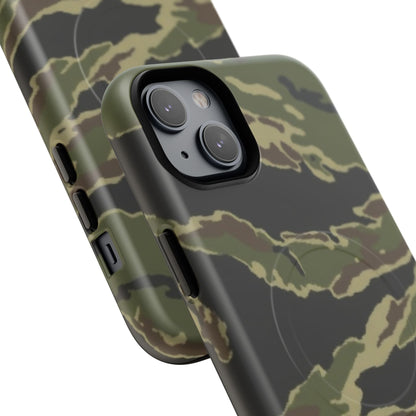 K-Factor Supply Co Tiger Stripe Camo Tough Magnetic iPhone Case