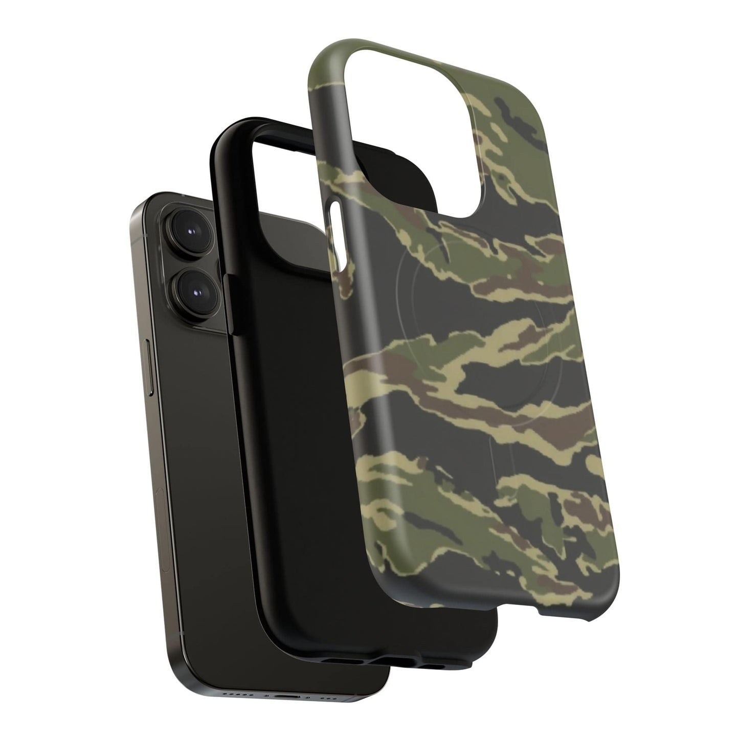 K-Factor Supply Co Tiger Stripe Camo Tough Magnetic iPhone Case