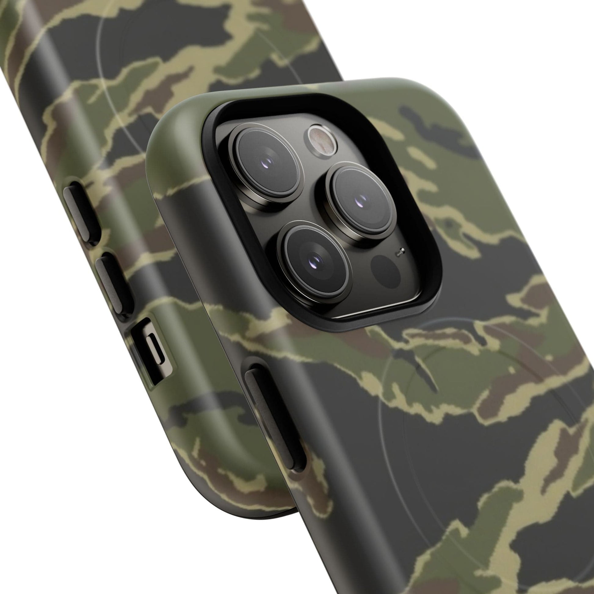 K-Factor Supply Co Tiger Stripe Camo Tough Magnetic iPhone Case