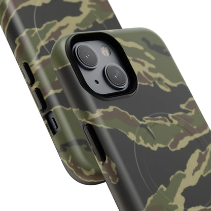 K-Factor Supply Co Tiger Stripe Camo Tough Magnetic iPhone Case