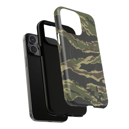 K-Factor Supply Co Tiger Stripe Camo Tough Magnetic iPhone Case