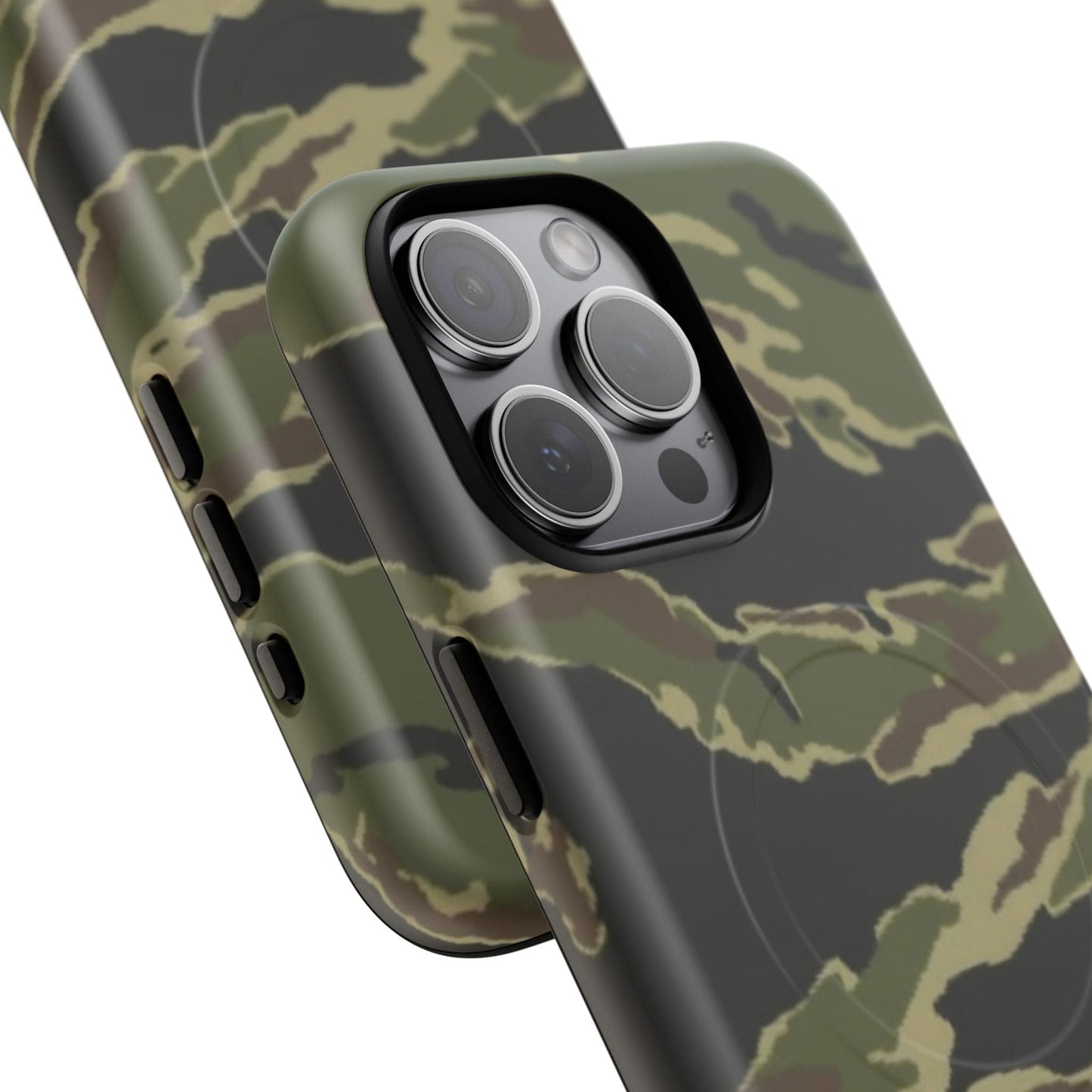 K-Factor Supply Co Tiger Stripe Camo Tough Magnetic iPhone Case