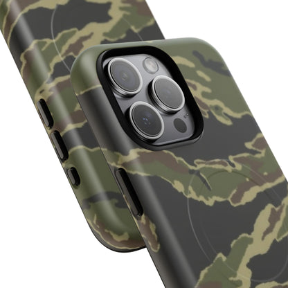 K-Factor Supply Co Tiger Stripe Camo Tough Magnetic iPhone Case