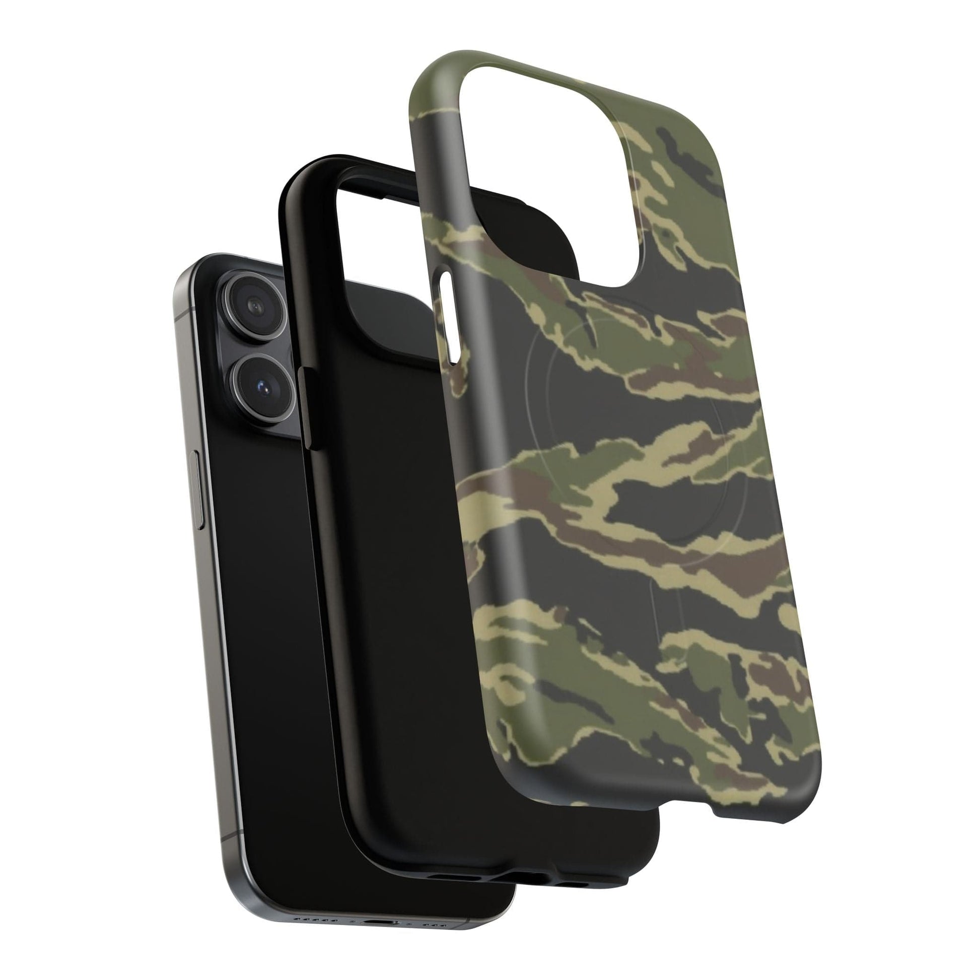 K-Factor Supply Co Tiger Stripe Camo Tough Magnetic iPhone Case