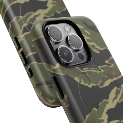 K-Factor Supply Co Tiger Stripe Camo Tough Magnetic iPhone Case