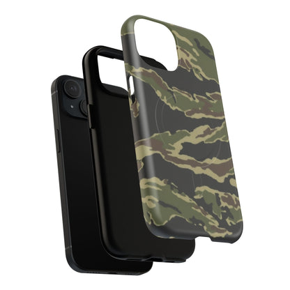 K-Factor Supply Co Tiger Stripe Camo Tough Magnetic iPhone Case