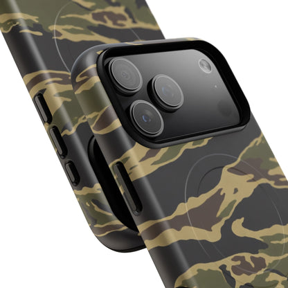 K-Factor Supply Co Tiger Stripe Camo Tough Magnetic iPhone Case