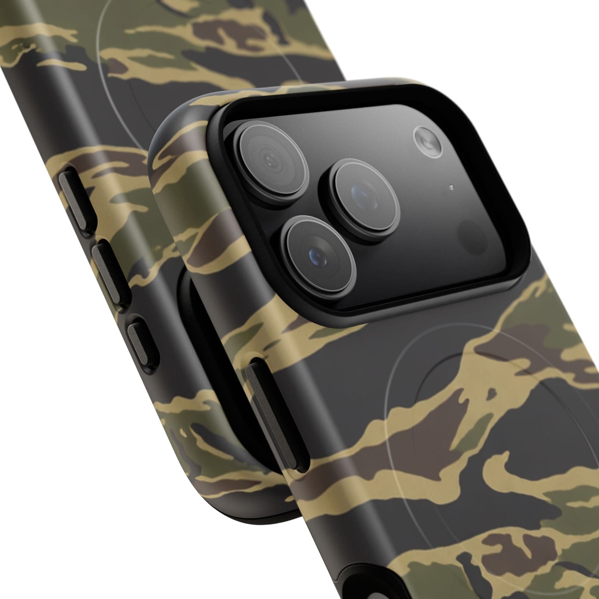 K-Factor Supply Co Tiger Stripe Camo Tough Magnetic iPhone Case
