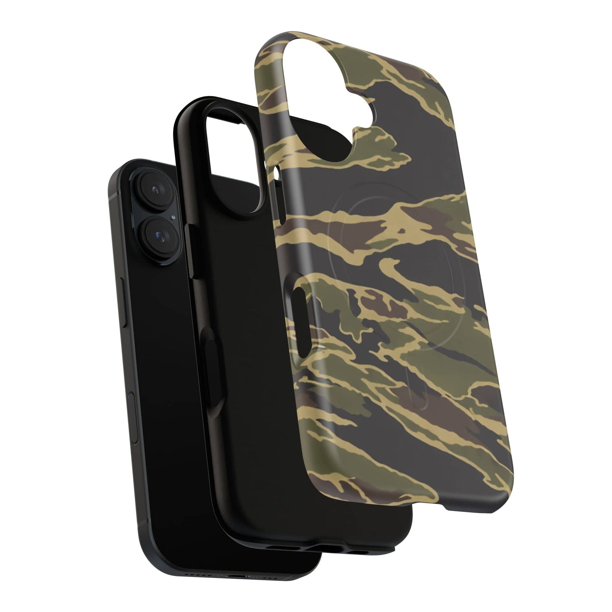 K-Factor Supply Co Tiger Stripe Camo Tough Magnetic iPhone Case